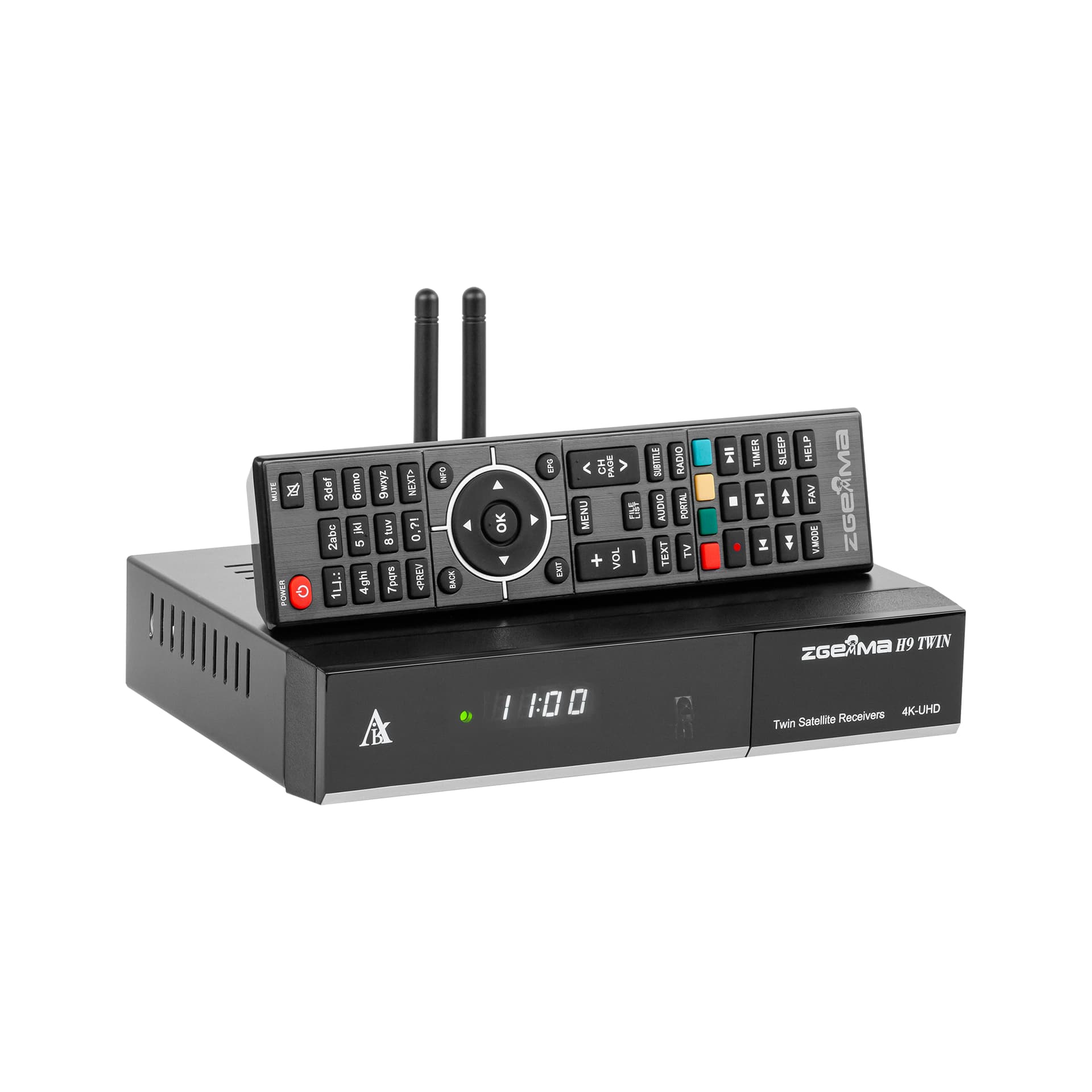 Tuner satelitarny Zgemma H9 Twin DVB-S2X 4K UHD H.265 HEVC LAN LINUX WiFi KODI (NetFlix) YouTube CI