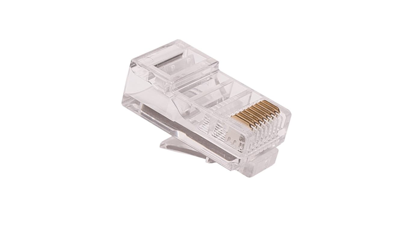 Wtyk RJ45 kat.6 UTP na kabel okrągły 100szt. CCAS-RJ6-UTP