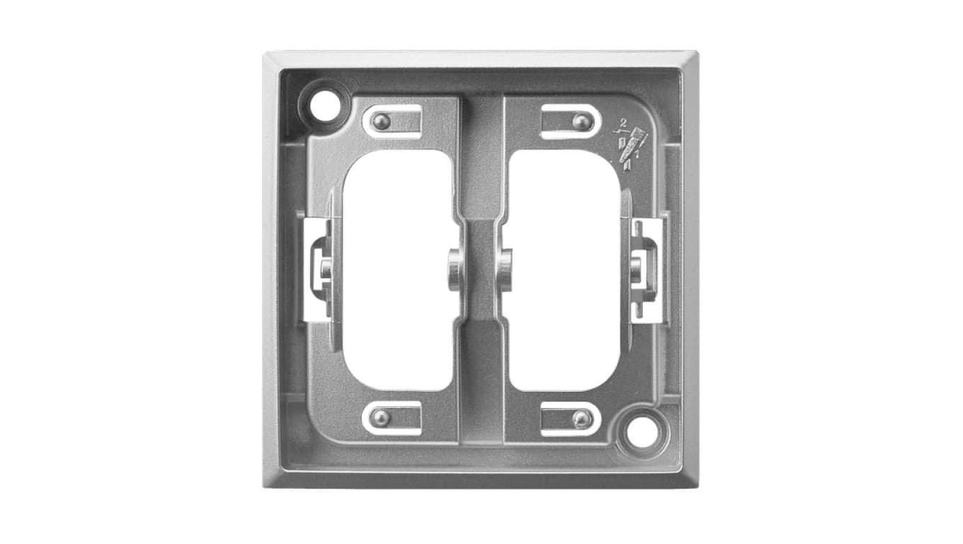 Ospel SA ARIA Ramka ozdobna mocująca do łączników srebrny