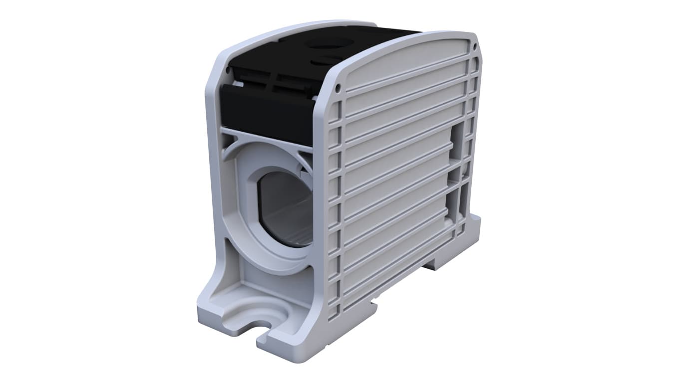 Simet Złączka szynowa gwintowa Al/Cu STB 185 (87810) SIMBLOCK czarny 81201007