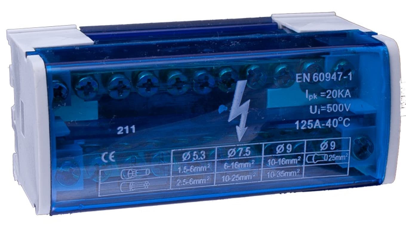 Blok rozdzielczy 2x11 Mostek łączeniowy 211