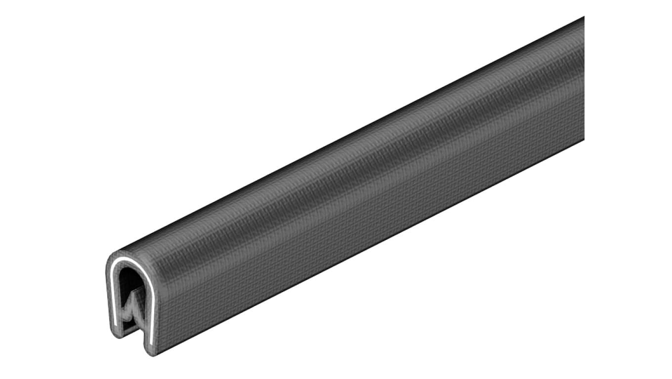 OBO Bettermann Osłona krawędzi korytek kablowych czarna KSB 2 PVC 6072909 /10m/ 6072909