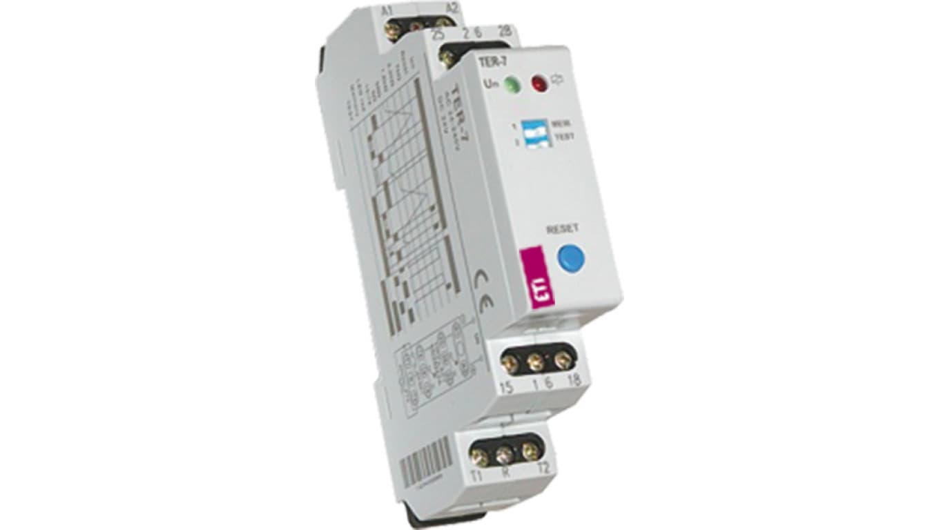 Eti-Polam Termostat modułowy analogowy 1P 8A 24-230V AC/DC IP40 TER-7 002471804 002471804