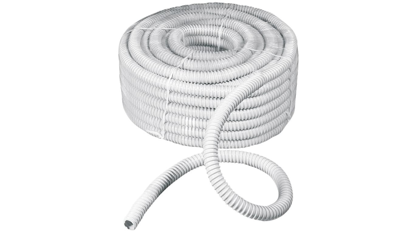 elettrocanali Rura spiralna wysokoelastyczna szara PVC fi10 ECGFE10 /30m/ ECGFE10