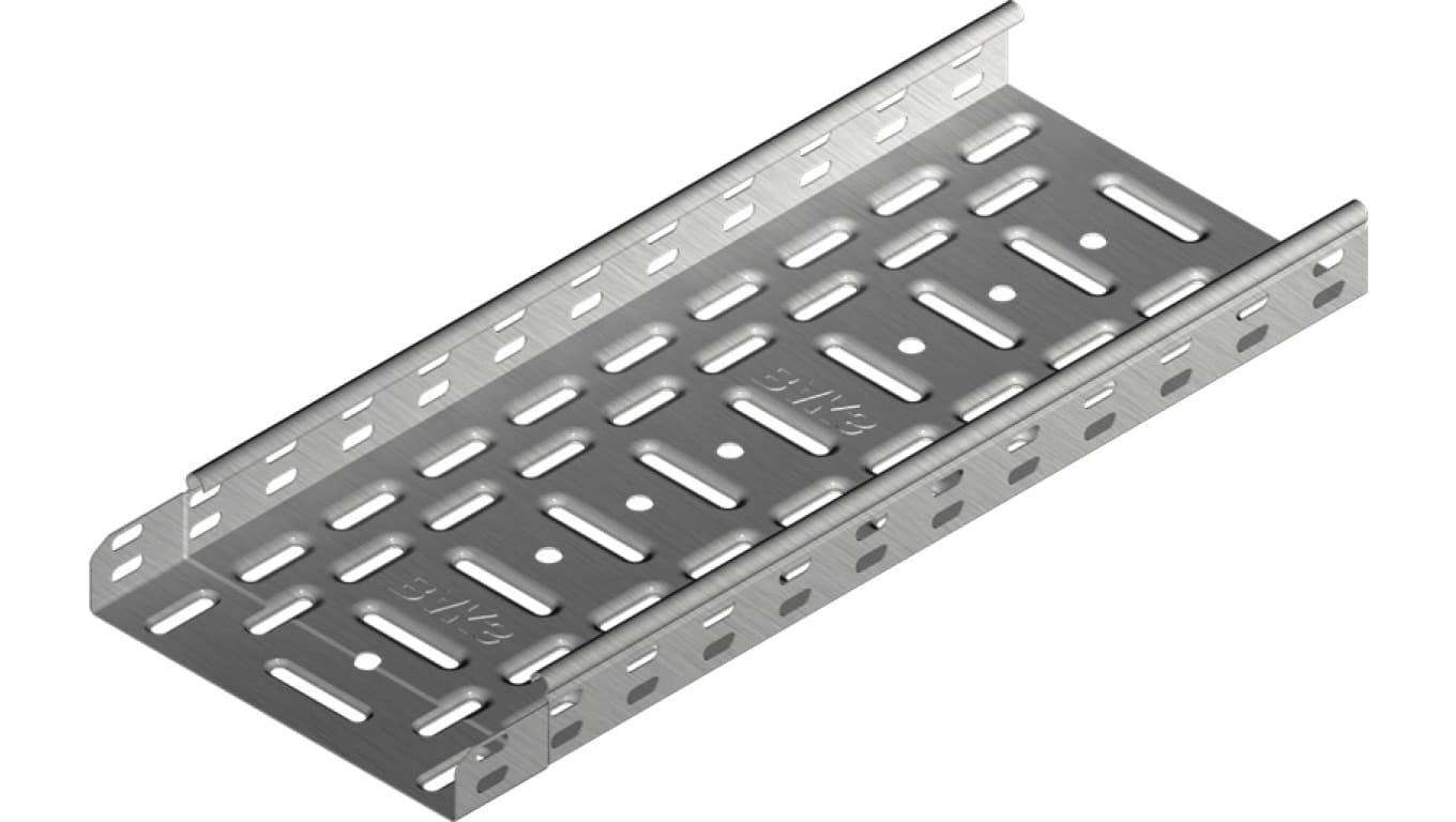 Baks Korytko kablowe perforowane 300x42 grubość 0,5mm KGR300H42/2 141817 /2m/ 141817