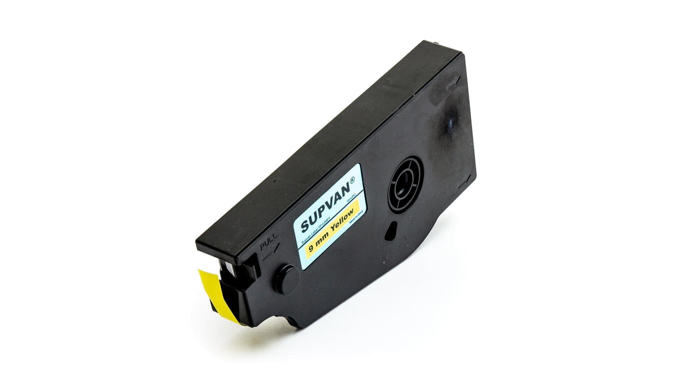 SUPVAN TECHNOLOGY SUPVAN TECHNOLOGY Taśma samoprzylepna żółta 9mm 16m TP-L09EY TP-L09EY