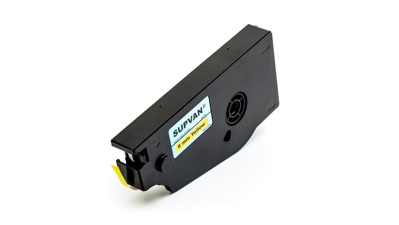 SUPVAN TECHNOLOGY SUPVAN TECHNOLOGY Taśma samoprzylepna żółta 6mm 16m TP-L06EY TP-L06EY