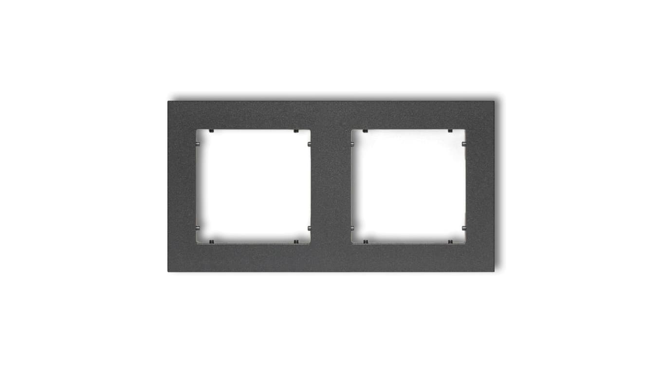 Karlik Ramka podwójna uniwersalna MINI 11MR-2 grafit 11MR-2