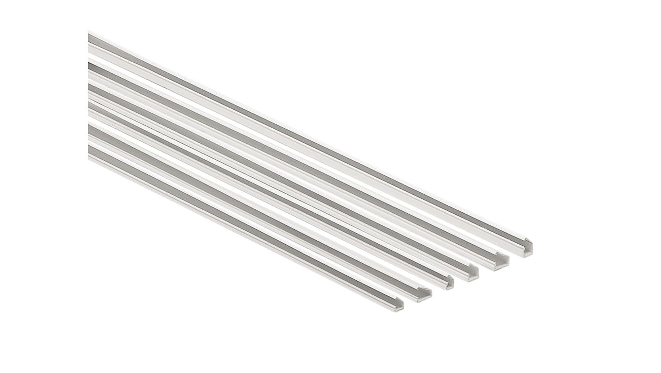 ElettroCanali Kanał kablowy z uchylną pokrywką MA 10x10 biały /2m/ ECMA1010 ECMA1010