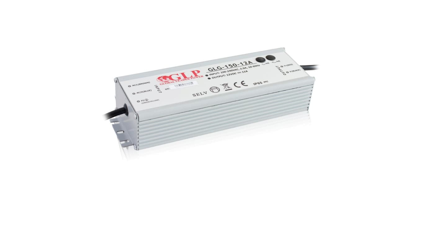 GLP ZASILACZ LED GLP 150W 12V IP67 Z FILTREM PFC LUX01720