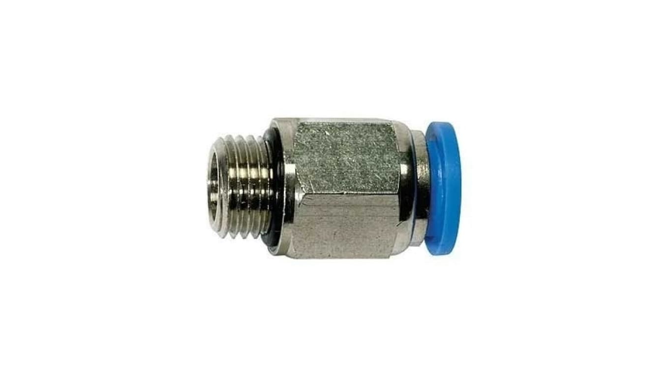 Złączka wtykowa prosta mosiężna niklowana do węża 8 G1/4z 122.014-8