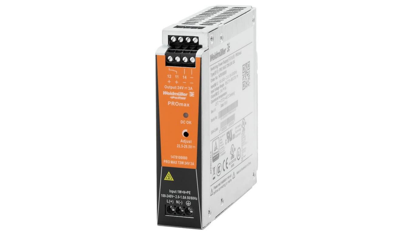 BCS weidmuller Zasilacz PRO MAX 72W 24V 3A 1478100000 1478100000