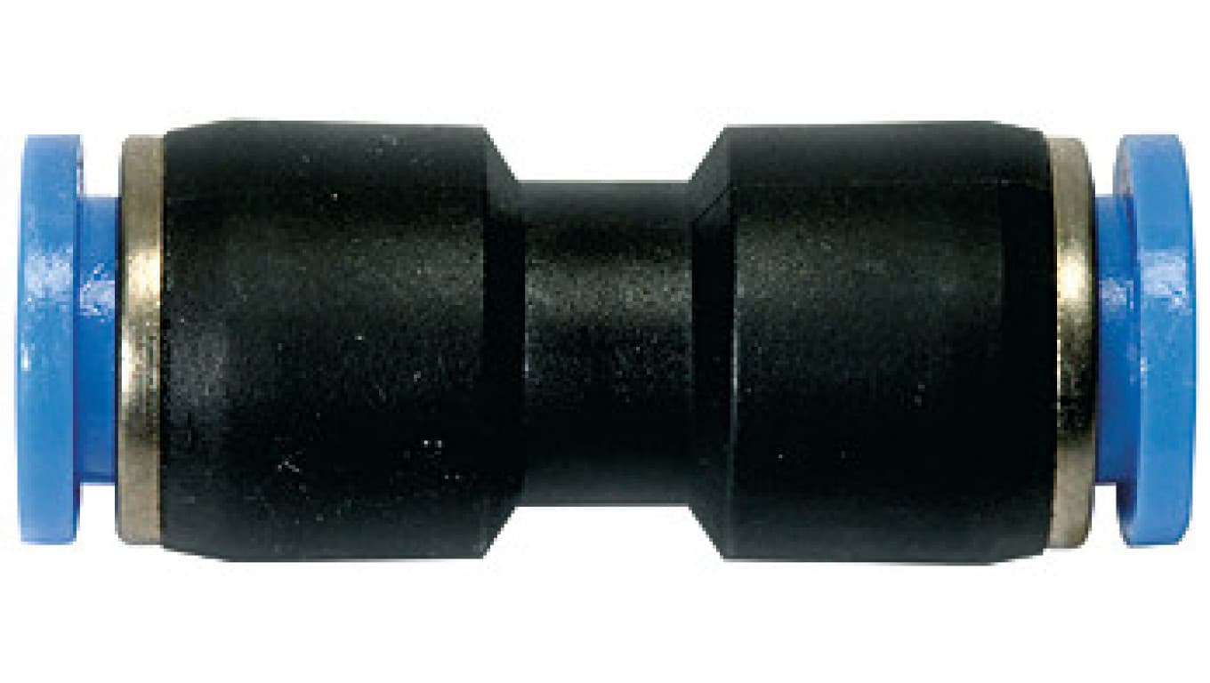 Złączka wtykowa przelotowa z tworzywa sztucznego do węża 10,135.010