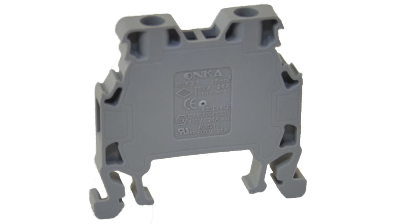 Złączka uniwersalna śrubowa MRK 2,5mm2 szara, T0-1012-1010012
