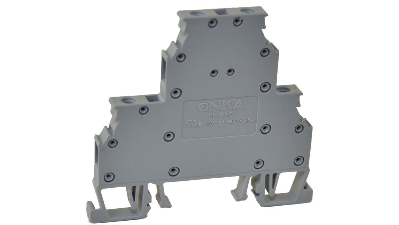 Złączka uniwersalna śrubowa 2-poziomowa MRK-C 2,5mm2 szara, T0-1612-1010332