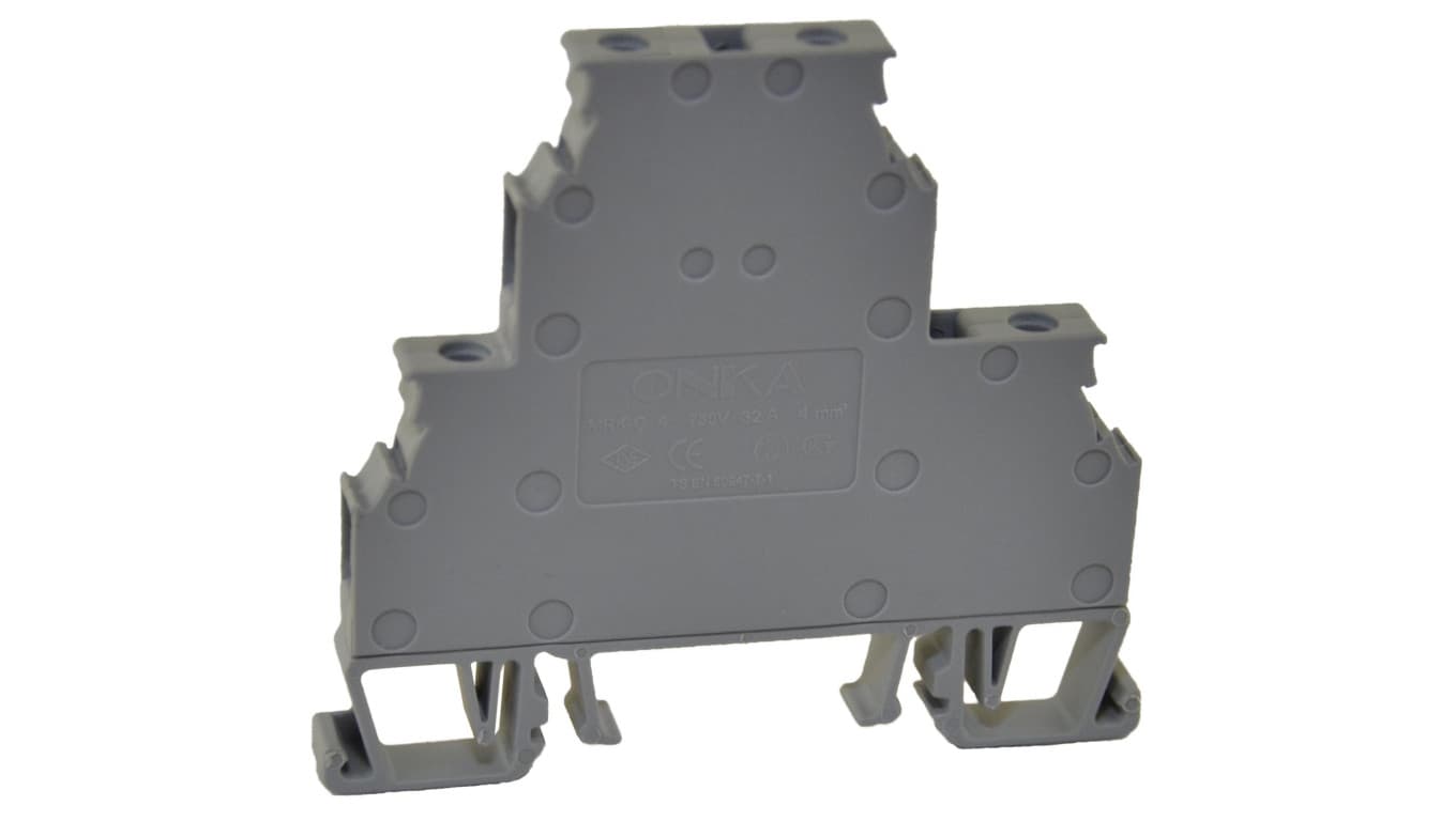 Złączka uniwersalna śrubowa 2-poziomowa MRK-C 4mm2 szara, T0-1652-1010368
