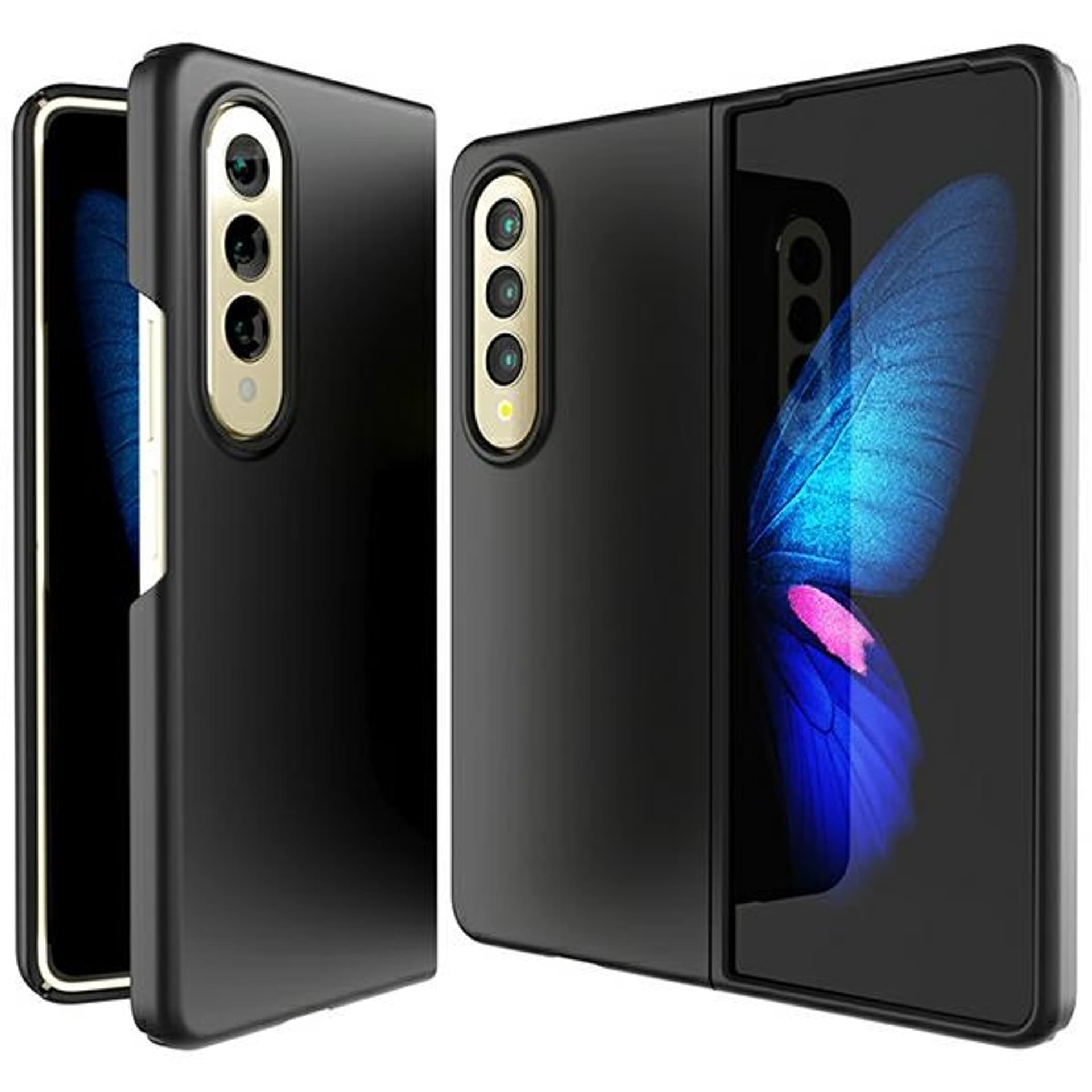 Mercury PC Hard Bumper Samsung Fold 4 czarny/black