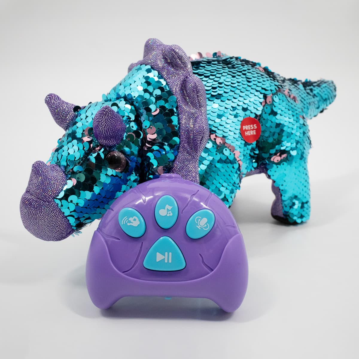 PLUSZOWY DINOZAUR NA RADIO Z DŹWIĘKIEM