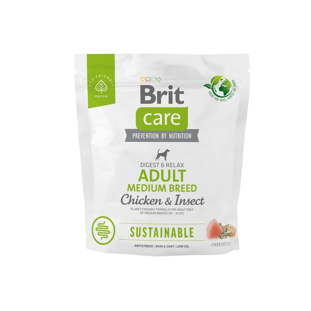 Brit Care Sustainable Adult Med Chicken Insect 1kg