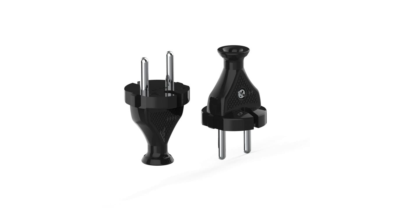 Wtyczka prosta rozbieralna WT-2 czarna Montis MT019-C Produkt POLSKI 5841162 MT019-C