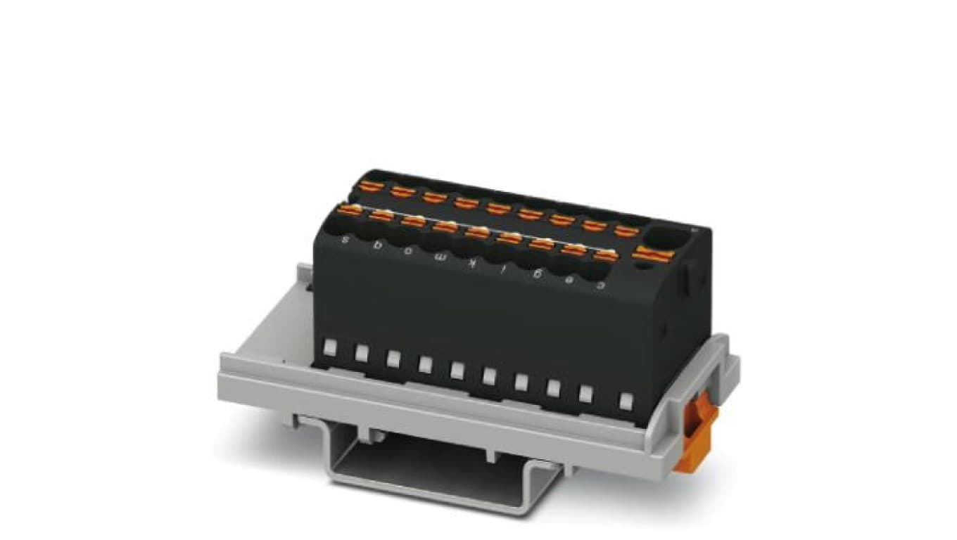 Blok rozdzielczy PTFIX 4/18X1,5-NS35 BK 1047460