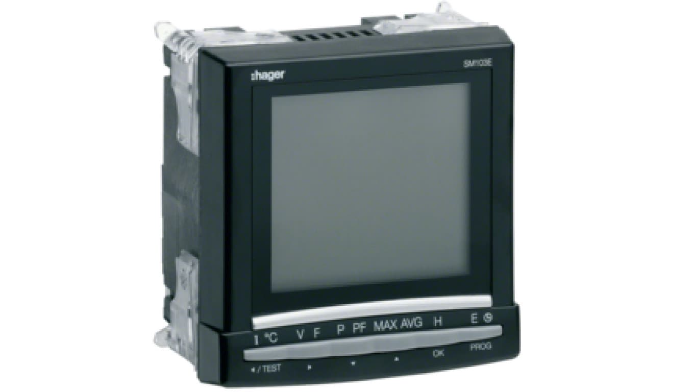 HAGER polo Wielofunkcyjny analizator parametrów sieci Evolution SM103E