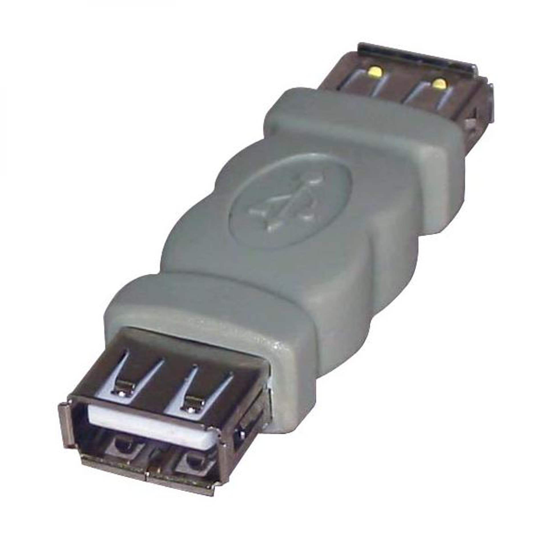 Adapter USB Logo Złączka USB A 2.0 F-USB A 2.0 F 0 szara Logo 68041