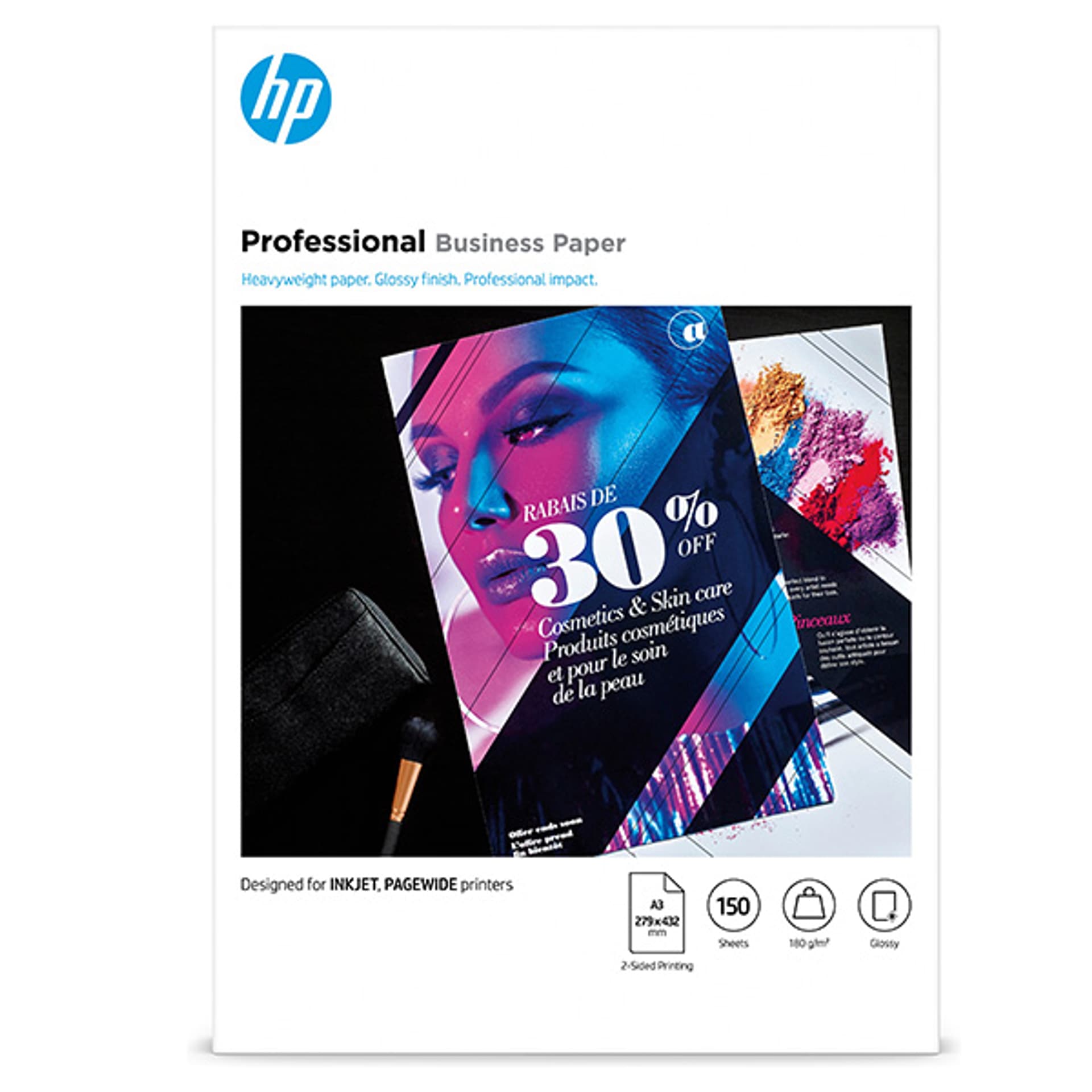 HP Atrament Pro Biz Gls A3 180g 150sh FSC Paper 7MV84A