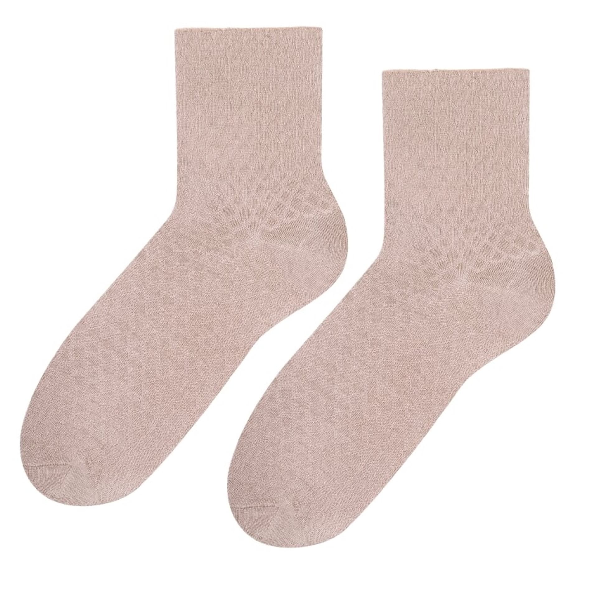 SKARPETY STEVEN 125 BAMBUS DAMSKI ZAKARD (kolor granat, rozmiar 38-40)