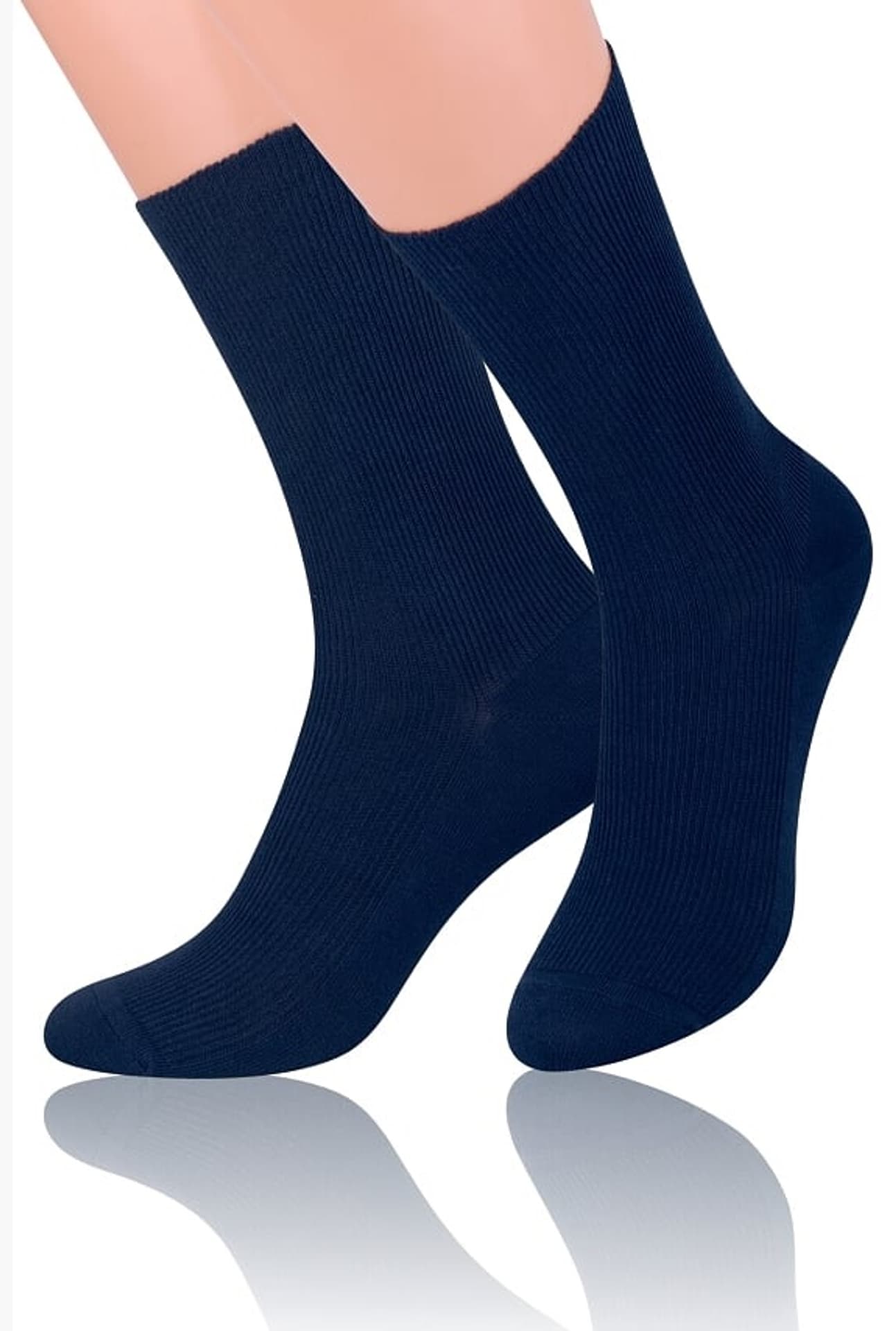 SKARPETY STEVEN 018 BEZUCISKOWE MĘSKIE (kolor jeans, rozmiar 43-46)