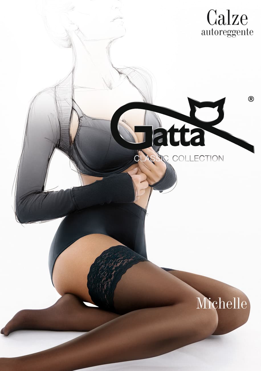 POŃCZOCHY GATTA MICHELLE 01 (kolor claro, rozmiar 3/4)