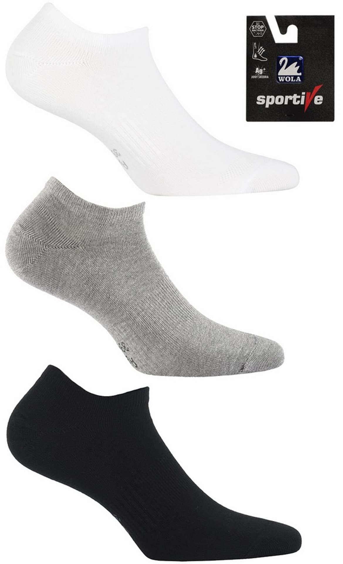 STOPKI WOLA SPORTIVE AG+ MESKIE GL (kolor czarny, rozmiar 39-41)