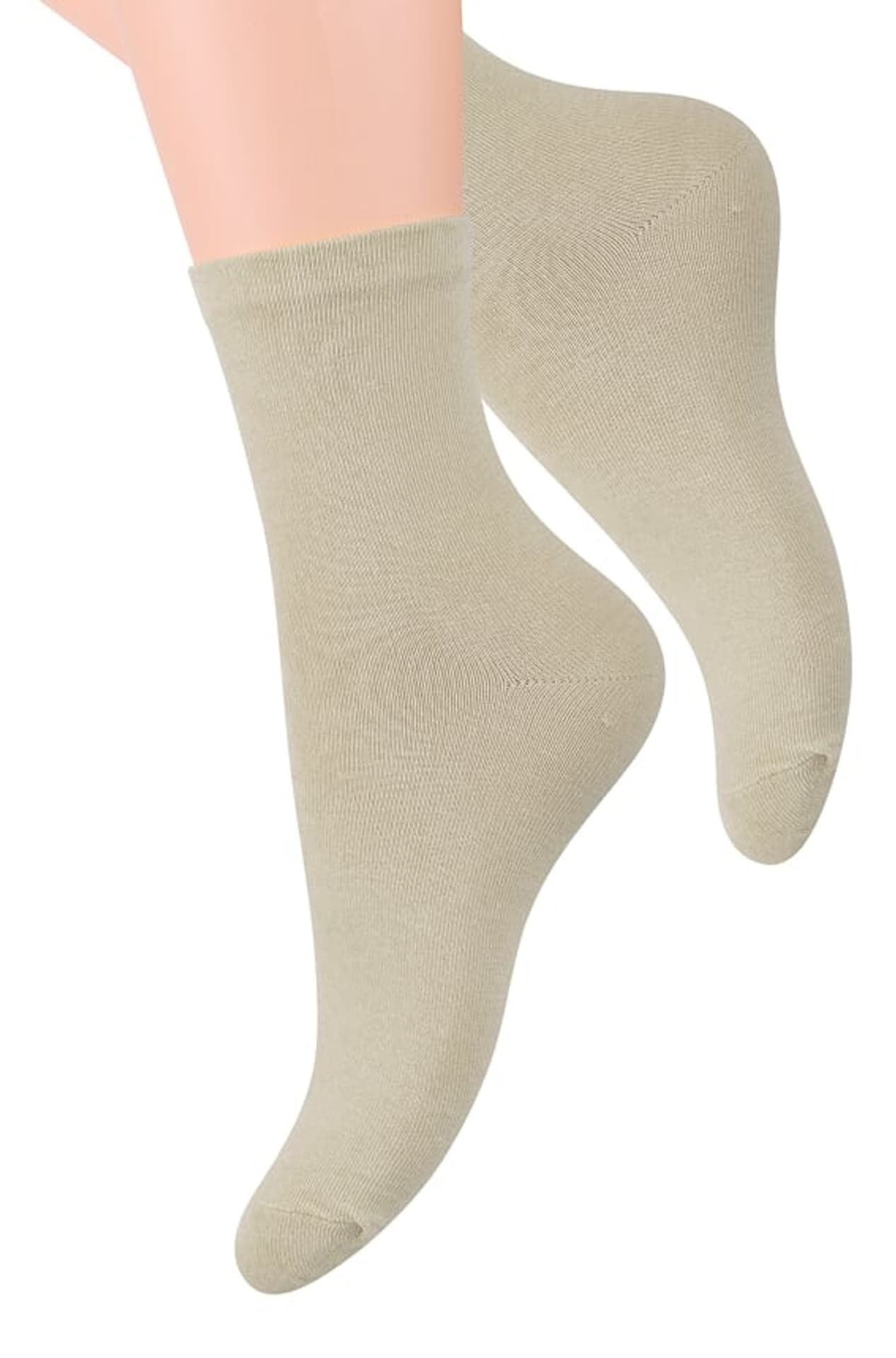 SKARPETY STEVEN 037 GL (kolor granat, rozmiar 35-37)
