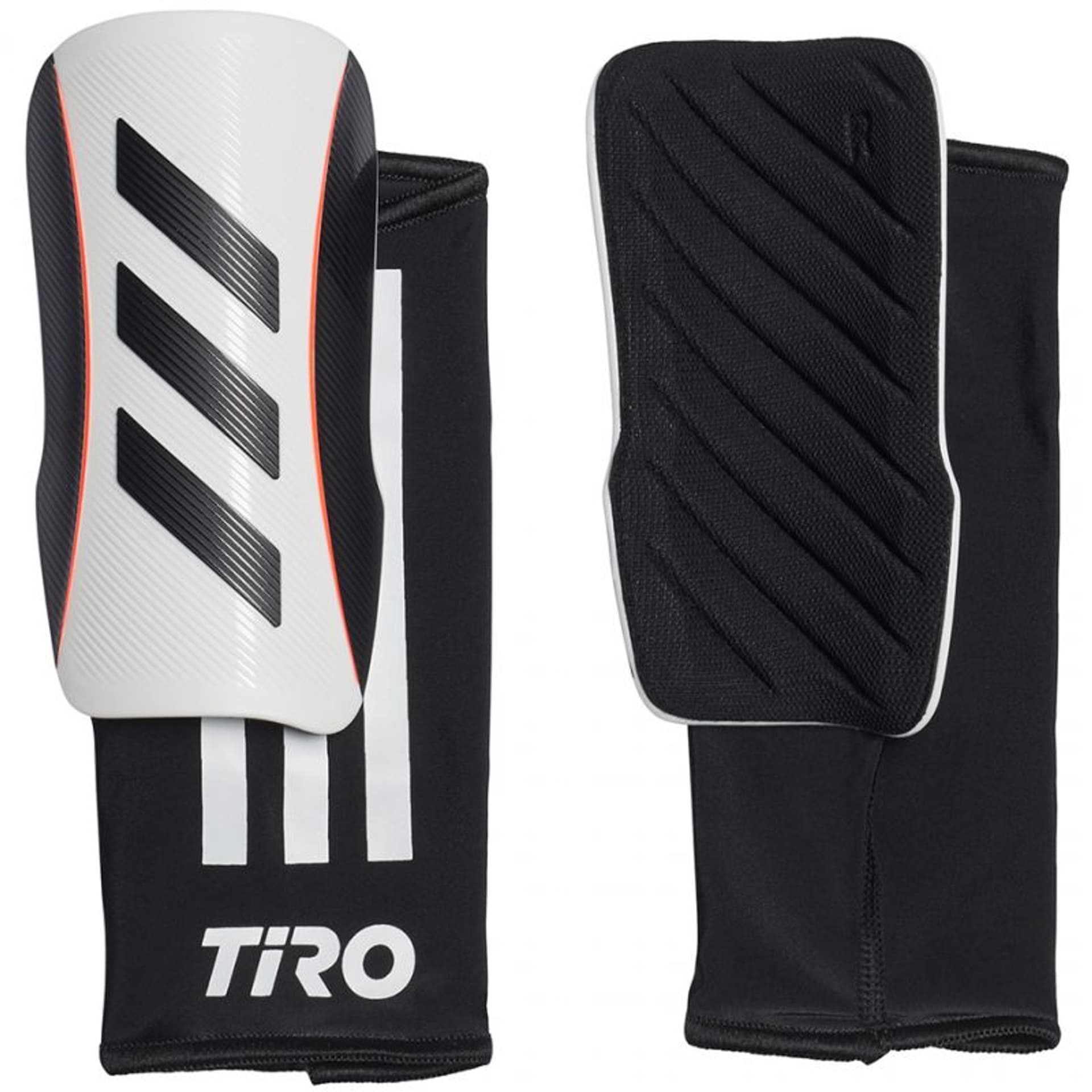 Adidas, Nagolenniki, Tiro SG LGE GK3534, biało-czarny, rozmiar L