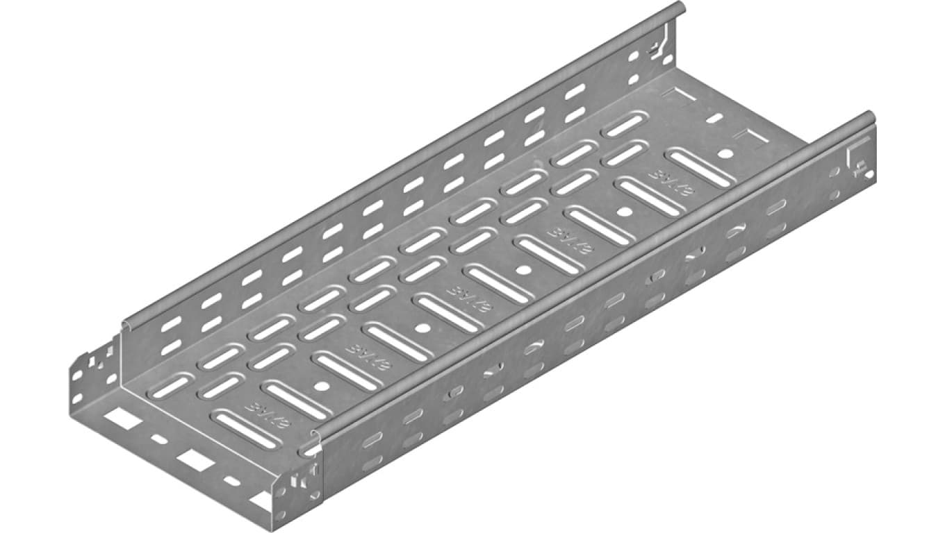 Baks Korytko kablowe perforowane 50x60mm 0,7mm KFL50H60/2 160923 /2m/ 160923