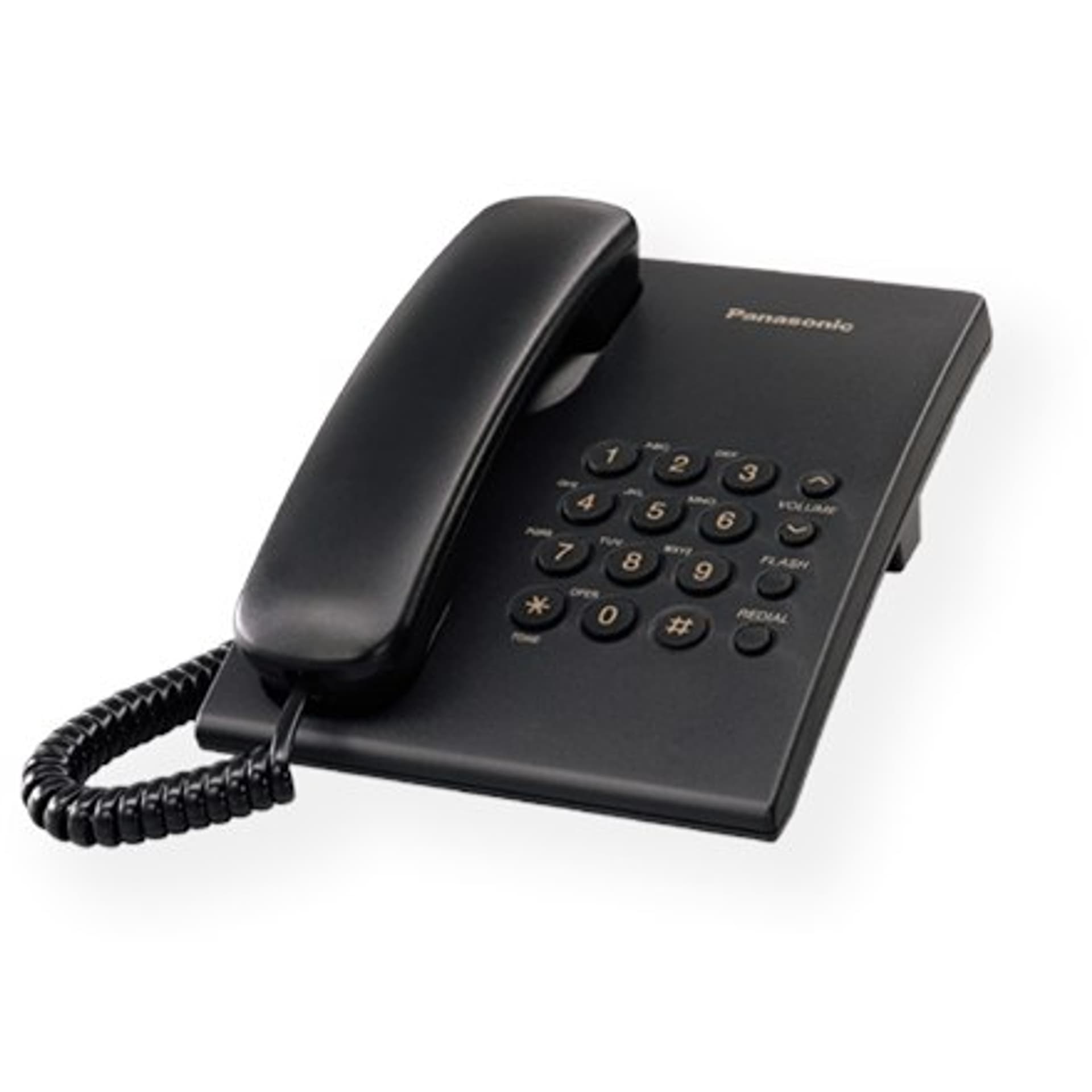 Zdjęcia - Telefon przewodowy Panasonic | Corded | KX-TS500FXB | Black | 150 x 200 x 96 mm | 475 g 