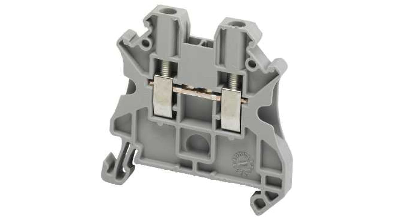Schneider Electric Złączka szynowa 2-przewodowa 2,5mm szara NSYTRV22 NSYTRV22