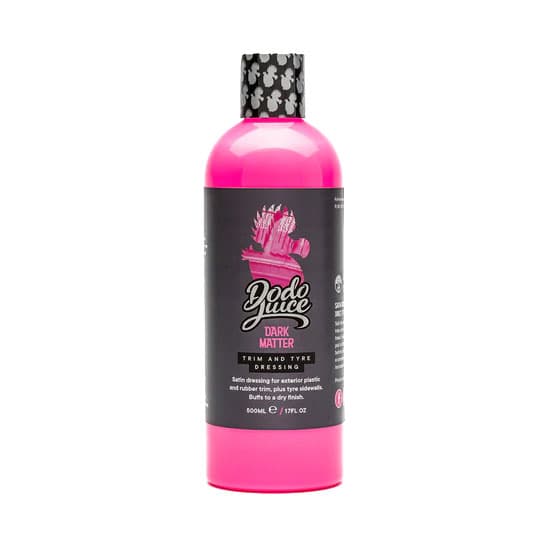 Dodo Juice Dark Matter 500ml - dressing do plastików i opon, satynowe wykończenie