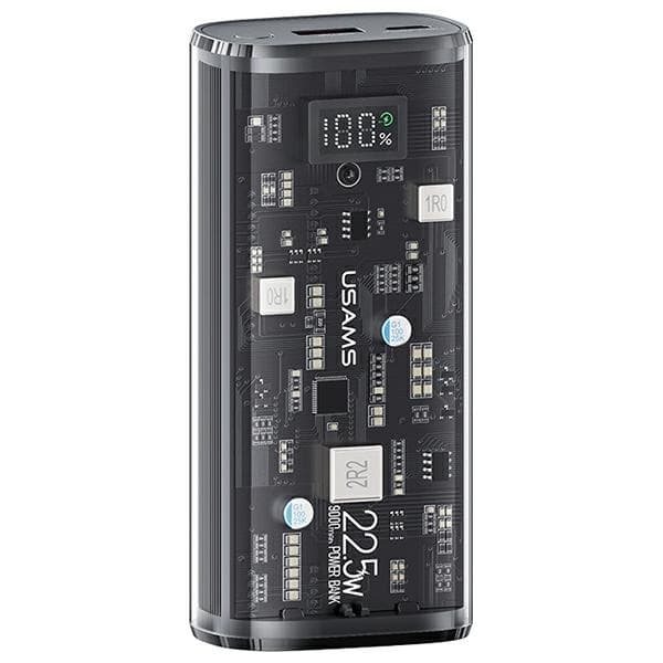 USAMS Powerbank 9000mAh PD 20W QC3.0+PD Dual-Port Fast Charge czarny/black 10KCD18901(US-CD189)