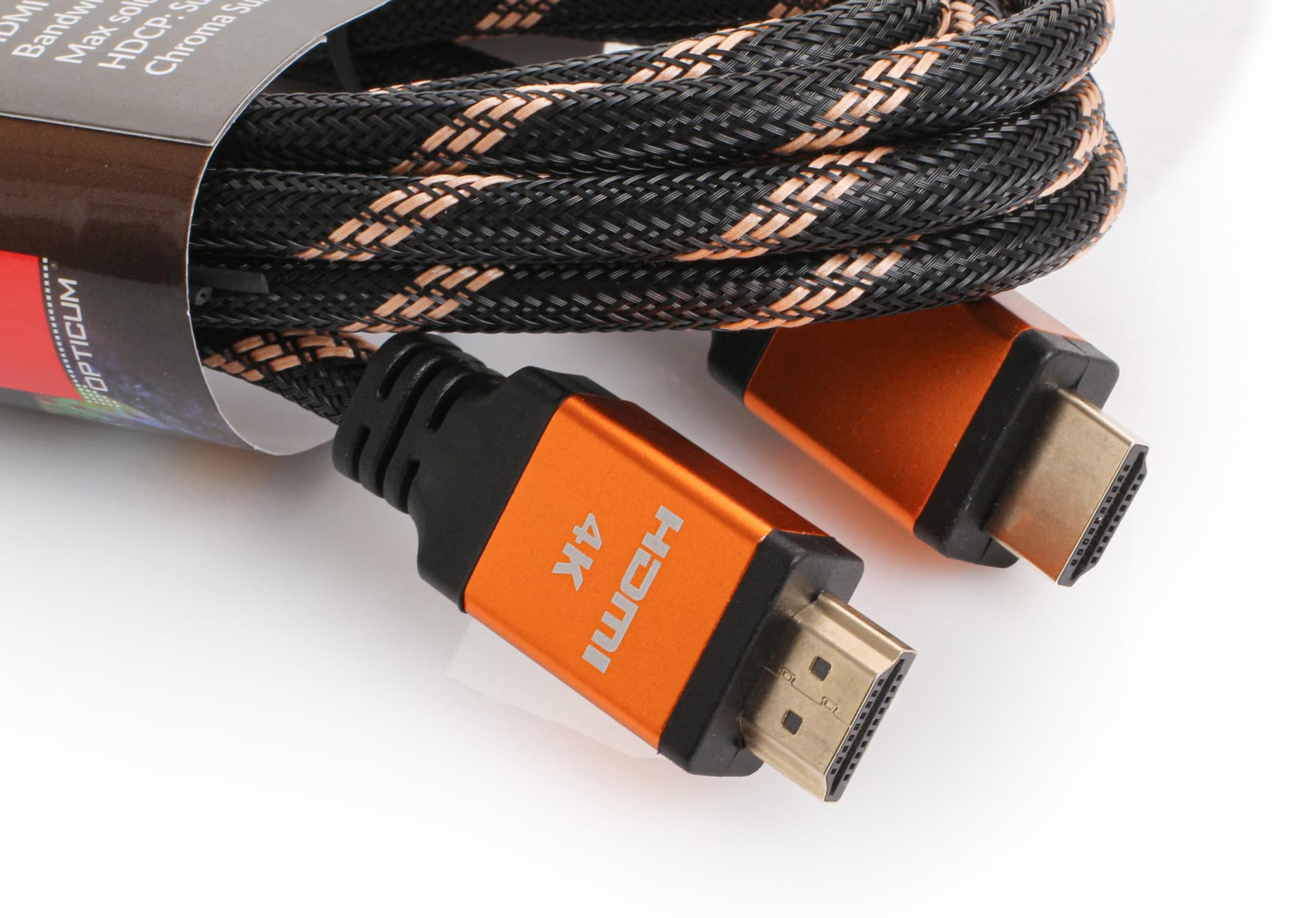 Фото - Кабель Opticum Kabel HDMI-HDMI  RED 4K UHD - 0.5m  (v2.0)