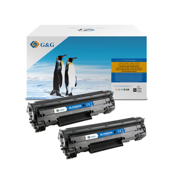 G&G kompatybilny toner z CB435A, CB436A, CE285A, CE278A, CRG128, 728, 725, black, 2000s, NT-PH435CUU, HP 35A, dla HP LaserJet P100