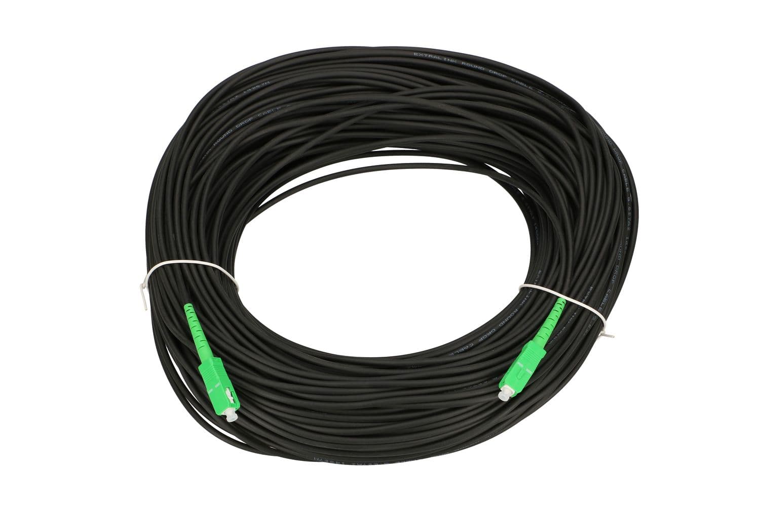 EXTRALINK PATCHCORD SC/APC-SC/APC ROUND DROP SM SIMPLEX G.657A2 80M
