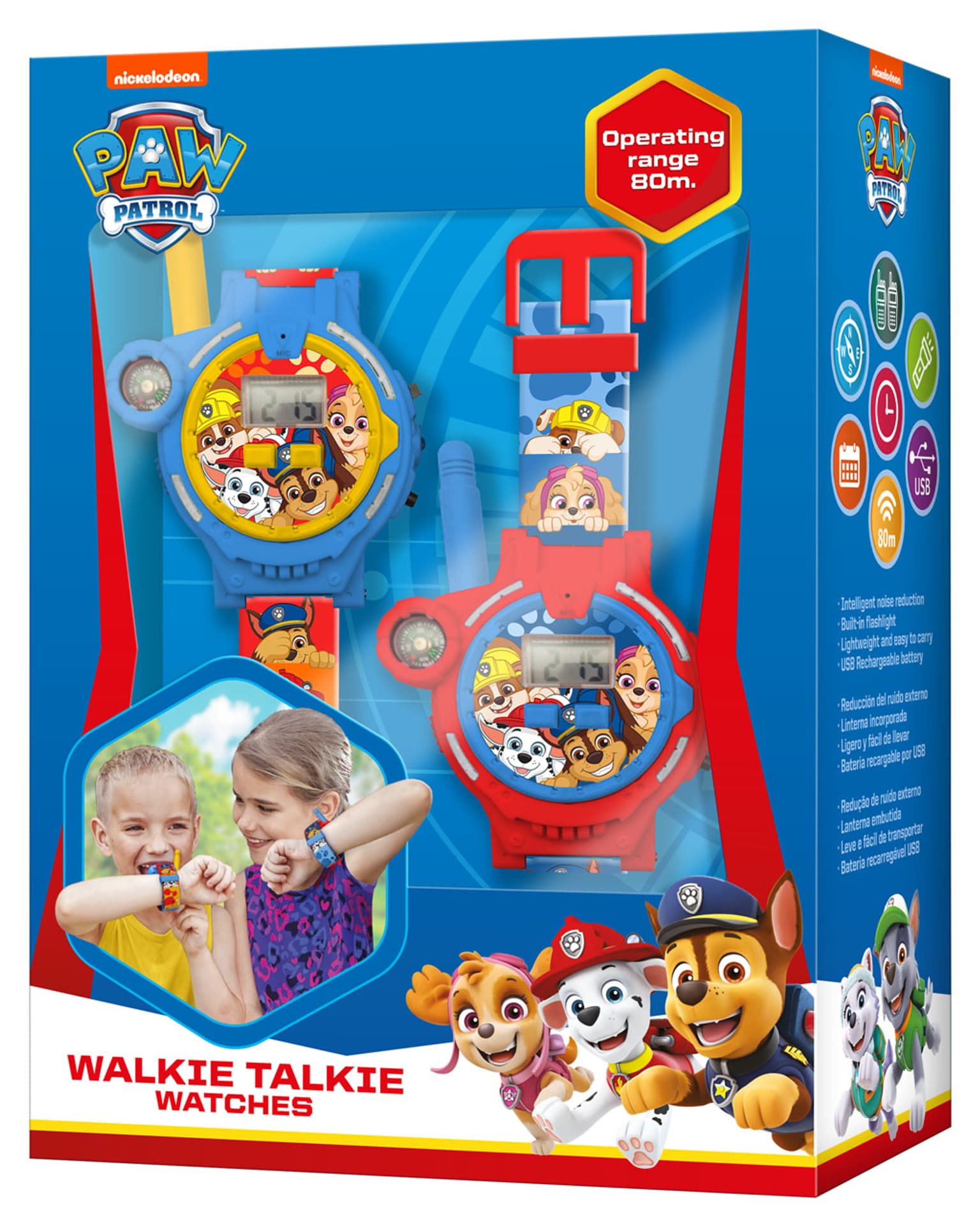 WALKIE TALKIE Z ZEGARKIEM PAW PATROL PW19911