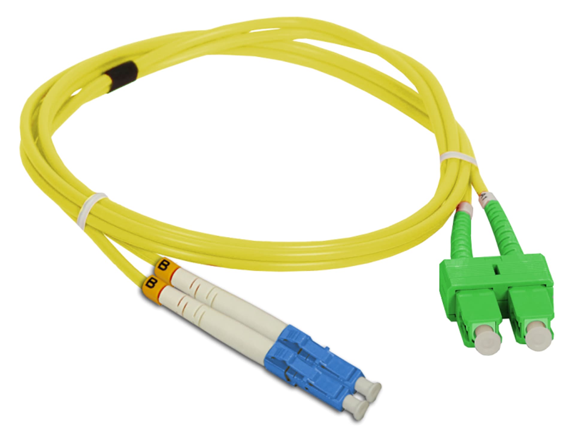 Patch cord SM SC/APC-LC duplex 9/125 5.0m ALANTEC - ALANTEC