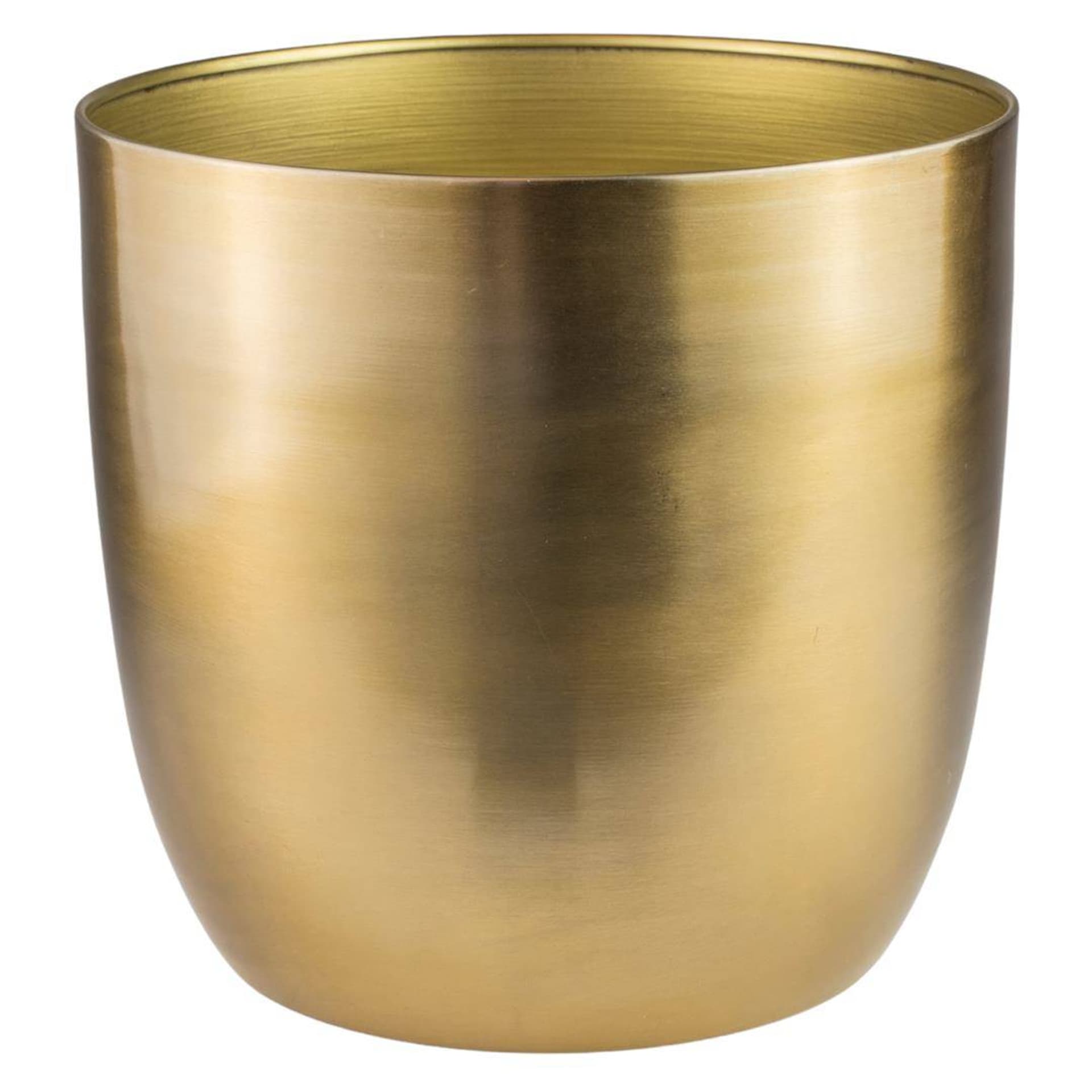 Osłonka doniczki metalowa Alano 24.5cm złota