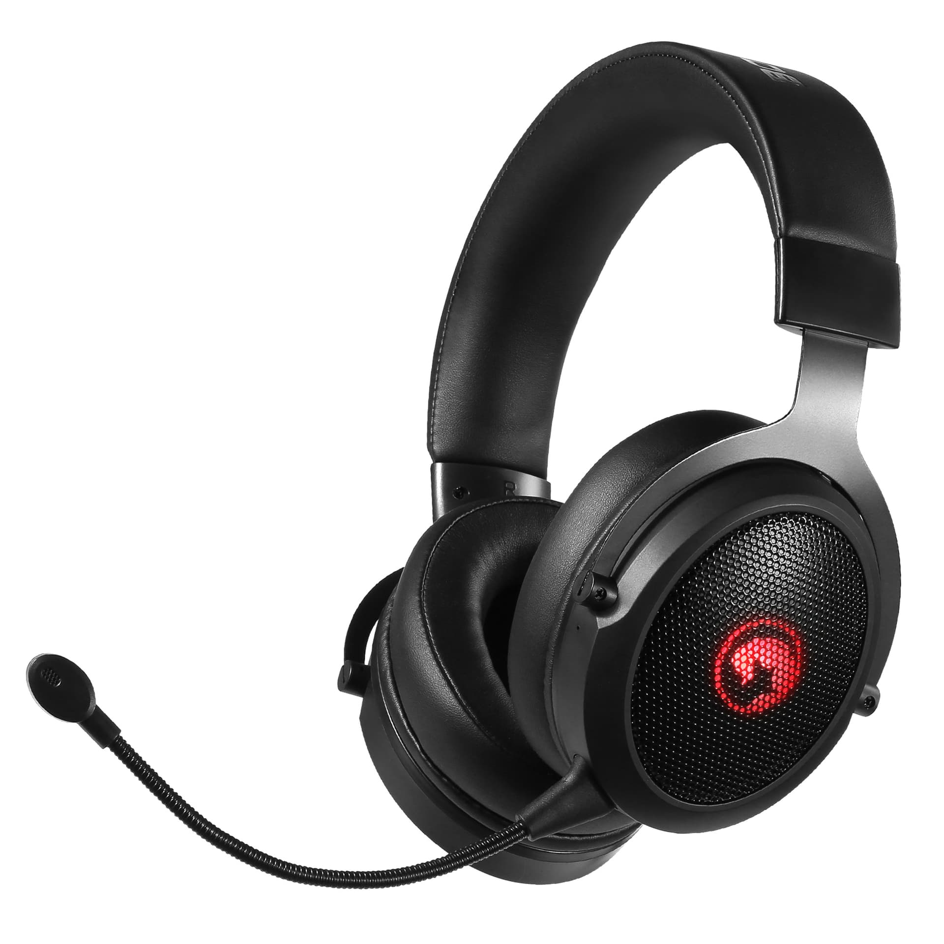 Marvo HG9088W, słuchawki, regulacja głośności, czarna, kompatybilne z PS4, PS5, PC, Android i Switch, podświetlane typ USB dongle