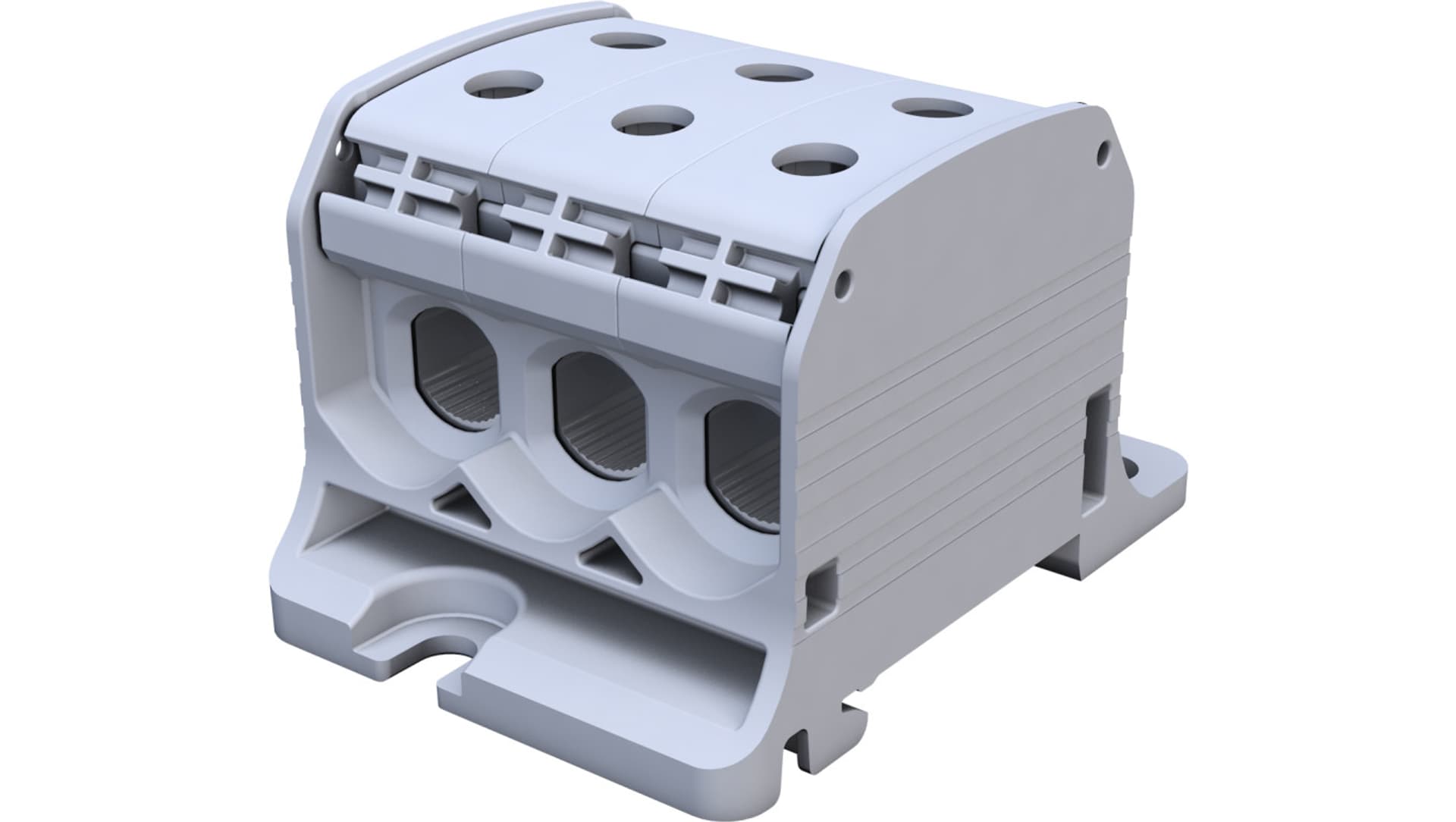 Simet Złączka szynowa gwintowa Al/Cu STB 50-3 (87360) SIMBLOCK szary 81003002