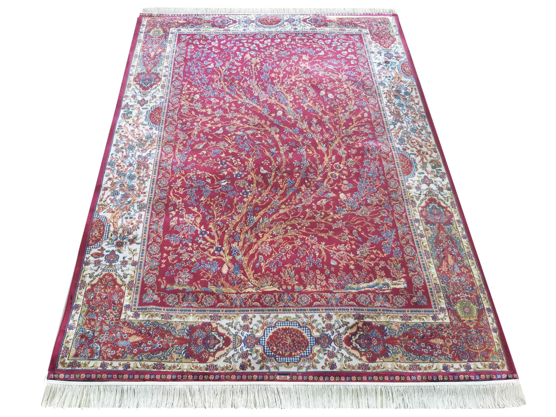 Dywan Ekskluzywny Qum Silk 11 Red czerwony 200 x 300 cm