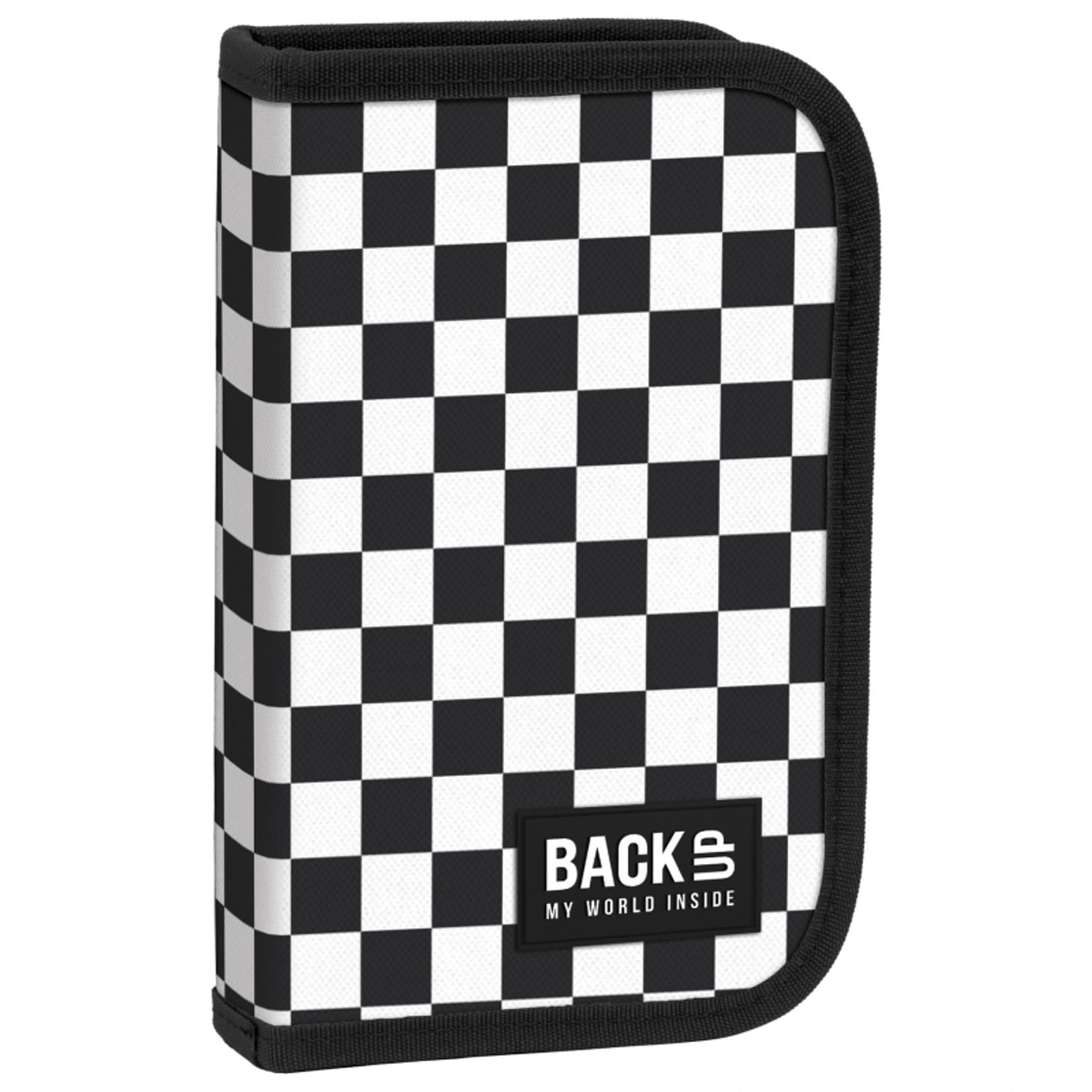 Piórnik dwuklapkowy z wyposażeniem krata Back Up