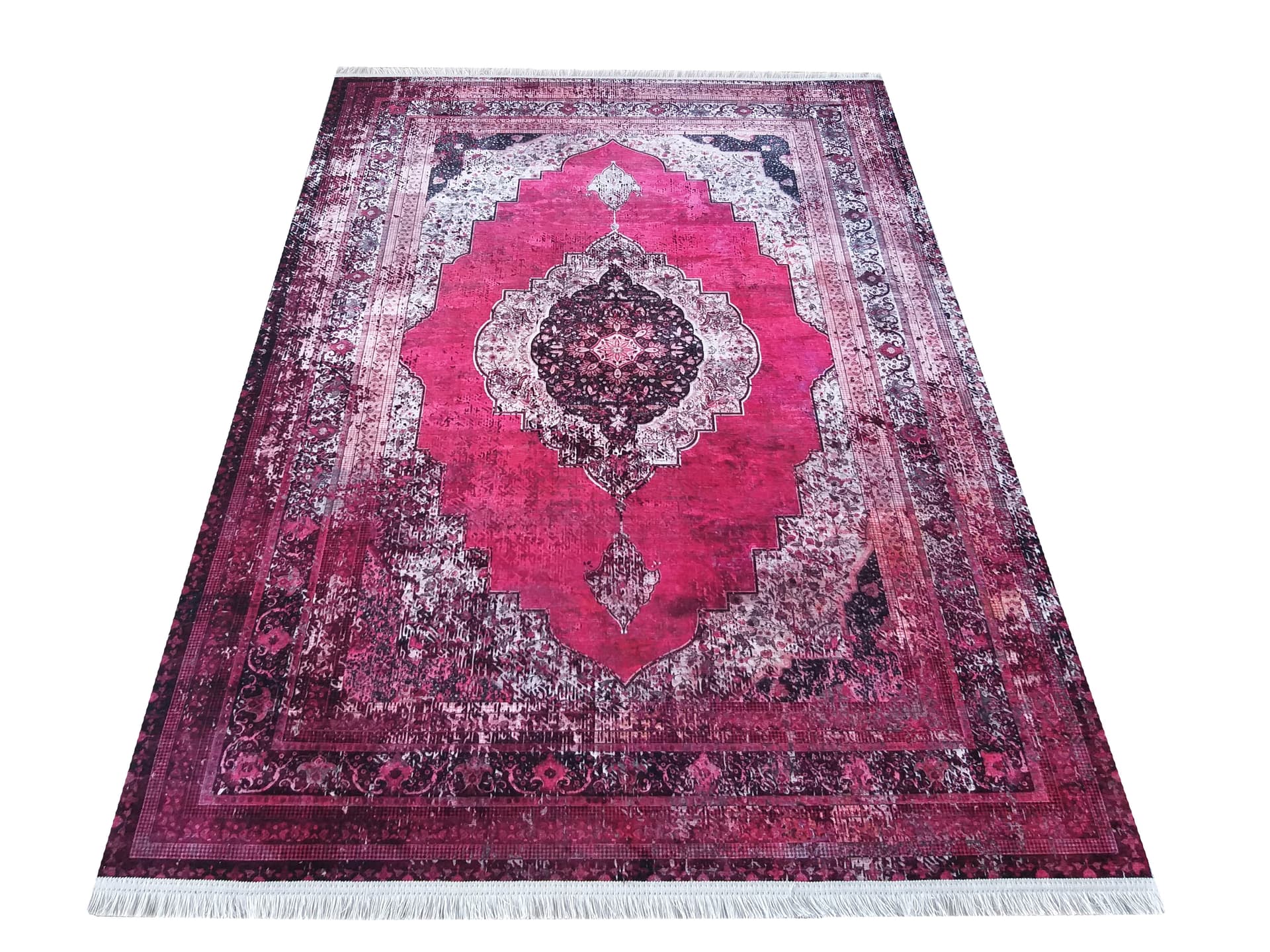 VINTAGE 200 RÓŻOWY różowy 160 x 220 cm